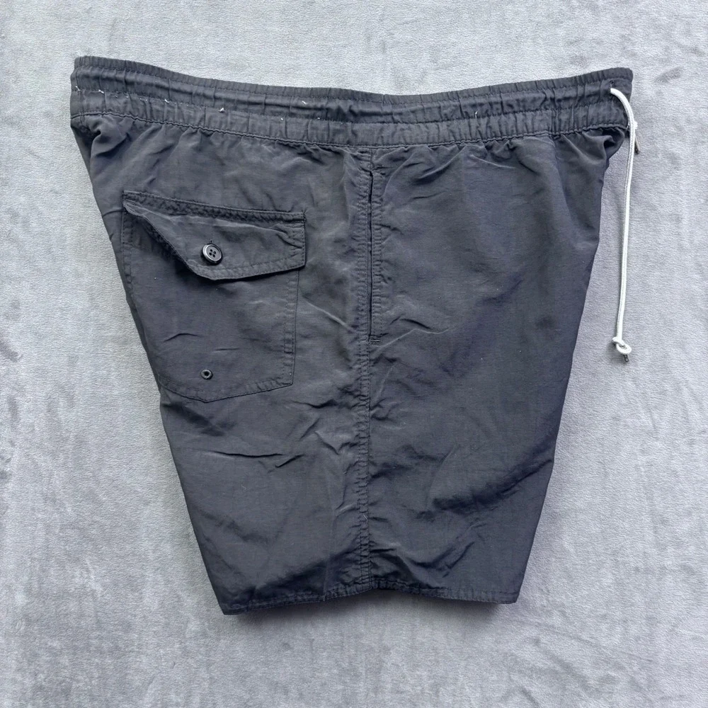Ron Jon Surf Shop Mens Navy Blue Nylon Swim Trunks Shorts ACE1123 Size M